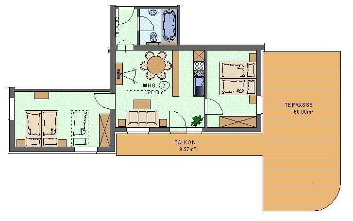 Alpenblick Appartements Nauders Kamer foto